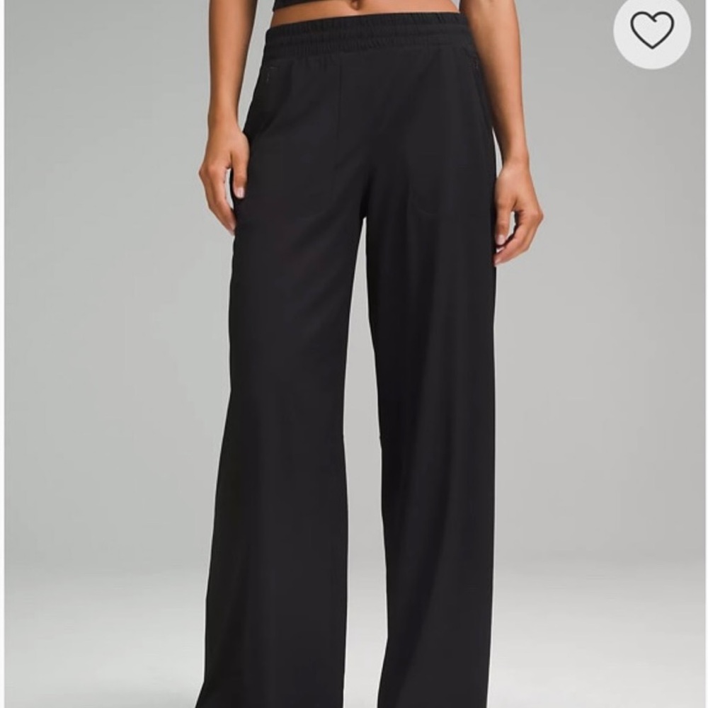 Lululemon Black Wide-Leg Pants